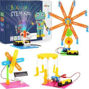 STEM Kits, Kids Arts and Crafts for Girls 8-12 8-10, stem Toys for Ages 8-13, Engineering Science Kits for Kids, STEAM Gifts for 6 7 8 9 10 12 Year Old Girls, Electronic Building Boys 6-8