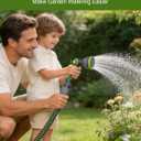 Garden Hose, Flexible Ultra Lightweight Durable, Kink-Free Water Hose with 10 Function Sprayer - Non-Shrinking, Easy to Store, All-Weather, High-Pressure (25FT)