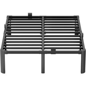 Queen Bed Frame,14 Inch 3500LBS Heavy Duty Mattress Frame Metal Platform