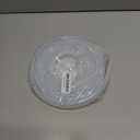 Shower Threshold Water Dam Shower Water Guard - 118 Inch Flexible Collapsible Waterproof Adjustable Bathroom Seal Strip, Self-Adhesive Shower Door Bottom Guard for Bathtub, Tile & Floor (Transparent)