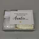 6 Pcs Godmother Proposal Gift Will You Be My Godmother Gift Box Set for God Mother Auntie Includes Mug Scented Candle Socks Keychains Cards Box from Godchild Baptism Mother's Day(Auntie)