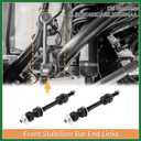 Motoforti 1 Set Front Sway Bar Links Stabilizer Link Kit with Bushing for Ford F-150 2005-2008 Suspension Kit No.5L3Z5K483DA/5L3Z5484AA Long-lasting