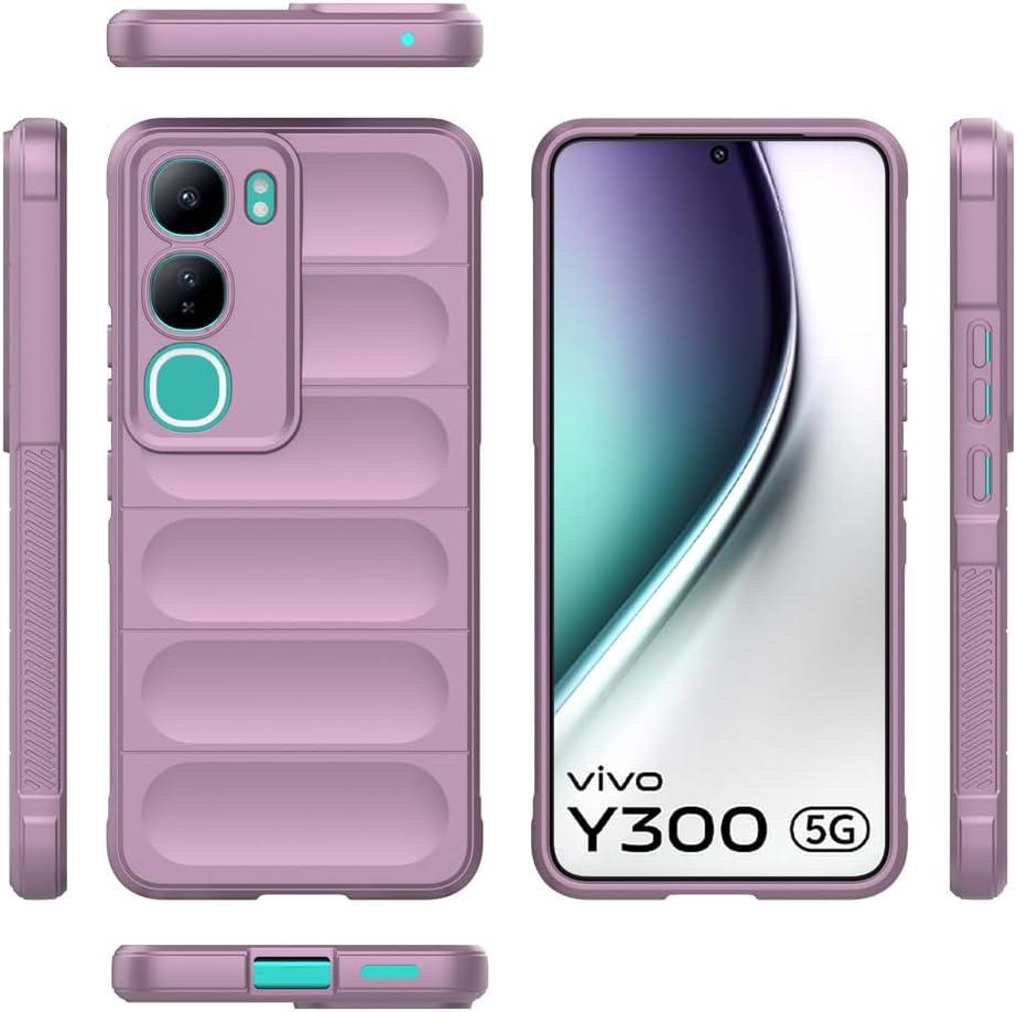 Compatible with Vivo V40 Lite 4G (India) Case Cover,TPU Mobile Phone Soft Compatible with Vivo V40 Lite 5G (India) V2417 / Y300 5G V2416 Case Cover Purple