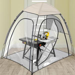 Woanger 1 Set Extra Large Tile Saw Shack, 70. 8 x 51. 2 x 63 Inches, Wet Tile Saw, Shack Easy-to-Assemble, Collapsible Storage Tent