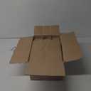 Qutuus 10x5x13 Kraft Paper Bags 100 Pcs Kraft Shopping Bags, Paper Gift Bags for Retail, Merchandise, Recycled Bulk Paper Sacks, Brown Paper Bags with Handles Bulk