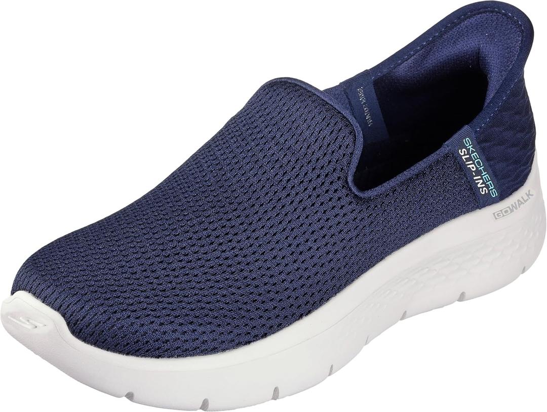 Skechers Women's Hands Free Slip-Ins Go Walk Flex-Relish Sneaker (8.5, Navy)