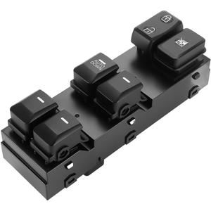 Front Left Driver Side Master Power Window Switch - Compatible for Kia Sportage 2.0L L4 - Gas 2014-2017 2.0L L4 - Gas, 2.4L L4 - Gas 2011-2013 - Replace Part 93570-3W000