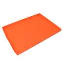 Griddle Mat, Rectangular Silicone Duty Silicone Grill Cover Easy To Clean for Blackstone (20"/35" Orange)