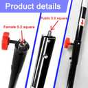 replacementpart 575260201 Extension Pole Saw attachment or Driveshaft Upper Compatible with hus worx huyndai worx pole saw attchemt 753-09226 576472802 545006046 545003370 575262501 5752625-01