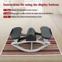 Rock Stepper, Side to Side Rocker Machine, Steppers for Exercise at Home, U-Shaped Rock Stepper Machine with Digital Display & Resistance Bands250 LBS Loading Capacity Exercise Equipment