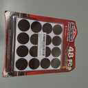 Felt Furniture Pads X-PROTECTOR - 48 Premium Floor Protector Chair Felts for Feet Wood Floors Best Hardwood Protect Your Hard Floors! (Brown) (48 PCS 1" Brown, Round)