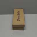 VenusCelia Women's Bowknot Wide Flat Shoe, Size 8 Wide (Black Pu)