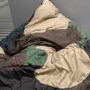 Meeting Story Camouflage Bedding Set, Green Camouflage Comforter Set, 5 PCS One Comforter and Two Pillowases, All Season Soft Bedspread for Boys Teens Adults (Green, Twin 5Pcs)