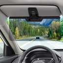 Sun Visor Extender for Car, Upgraded UV400 Polarized Adjustable Visor Extender Sun Blocker Anti-Glare for Safe Driving, UV Protection, Stray Light, Universal for Sedan Van(1 Pack)