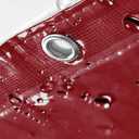 Home Expressions Brooklyn Bath & Co. Premium PEVA Shower Curtain Liner Beige, 70 x 72 Inch, Waterproof Heavy Duty Shower Liner with Grommets & 3 Magnets (Burgundy-1)