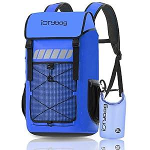 IDRYBAG Waterproof Backpack for Men 25L, Dry Bags Kayak, Dry Backpack Camping Hiking