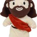 Jesus Plush Doll 11 / 28 cm  Soft Stuffed Jesus Plushie Toy with Embroidered Features, Christian Plush Doll for Kids, Easter Basket Stuffer & Baptism Gift