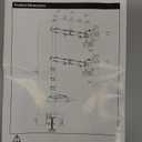 UPGRAVITY 
Dual Vertical Monitor Mount with Storage Tray, Stacked Monitor Stand for Two 13 to 32 inch Computer Screens, 35 inch Extra Tall Pole, Double-Jointed Fully Adjustable Heavy Monitor Arms