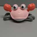 control future Baby Girl Toys Tummy Time: Pink Crawling Crab Babies Montessori Toy Learning 36 Months 3 Year Old Birthday Infant Girls Valentines Gifts Stuff 0 1 2 Essentials