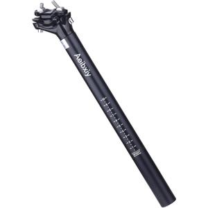 Aeibxiy Bike SeatPost 27.2mm 30.9mm 31.6mm Aluminum Alloy 350mm Bicycle Seat Post for Mountain Road Bikes BMX