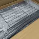 EAGMAK Rolling Clothes Rack Heavy Duty Clothing Racks with 3 Shelves, Black