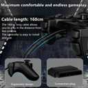 OSTENT Wired Analog Controller Gamepad Joystick Joypad for Sony Playstation PS2 PS1 PS One PSX Console Dual Shock Vibration Video Games