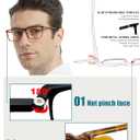 Mens Reading Glasses Stylish Readers Large Lightweight Reader 1.0 1.25 1.5 1.75 2.0 2.25 2.5 2.75 3.0 3.5 4.0 (Tortoise)