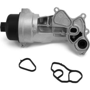 Engine Oil Filter Housing Assembly Compatible with Mini 20112015 Cooper, 20112016 Cooper Countryman, 20132016 Cooper Paceman, Cooler Cooling Adaptor, Replace # 11428643757