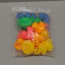 20Pcs Yellow Rubber Ducks Bath Toys, 5 Colors Bathtub Floating Squeaky Duck Bulk Baby Preschool Bath Toy for Baby Shower Infants Kids Toddler Birthday Party Decoration Gift(Large)