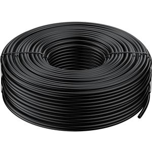 Pawfly 200 ft. 1/4 Drip Irrigation Tubing, Black Distribution Tubing for Drip Irrigation System, Polyethylene Drip Line, Drip Irrigation Hose Tube for Quick-Connect Drip Irrigation Emitters