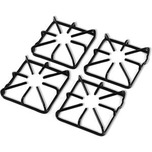 Allstare WB31K10016 WB31K10015 Grate Replacement Parts For GE Burner Grate Kenmore Hotpoint Stove Parts General Electric Gas Range Parts Stove Surface Top Grate Metal Steel Rack 4 Pieces