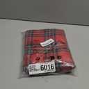 Softalker Christmas Checkered Tablecloth Rectangle - Red Buffalo Plaid Linen Cotton Gingham Xmas Table Cloths, Winter Farmhouse Table Decorations for Dining/Parties/Holiday, 54 x 80 Inch