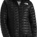 THE NORTH FACE Women's Thermoball Hooded Jacket | High Loft Insulation, Wind & Water Resistant, Adjustable Hood & Zip Pockets (Medium, Mocha Brown)