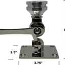 Marine-Grade Heavy-Duty Adjustable Fixed Mount for Starlink Mini Antenna - Flat Dish Base Perfect for Boats, Yachts, Sailboats, and Trawlers (LM-SMINI-HDBRK)