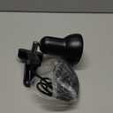 RONG&LAN Clip lamp,360 Rotation Clip on Lamp Portable Book Reading Light,Clamp on Desk/Table/Bunk Bed/Cupboard Home Lighting, (Desk lamp,Seven Colors for Your Choice) (Black,2)