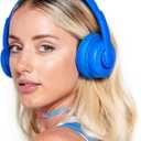 Skullcandy Cassette Wireless On-Ear Headphones, Up to 22 Hours Battery, Foldable Lightweight Design, Backup 3.5mm AUX Cable Included, Microphone for iPhone Android - Black