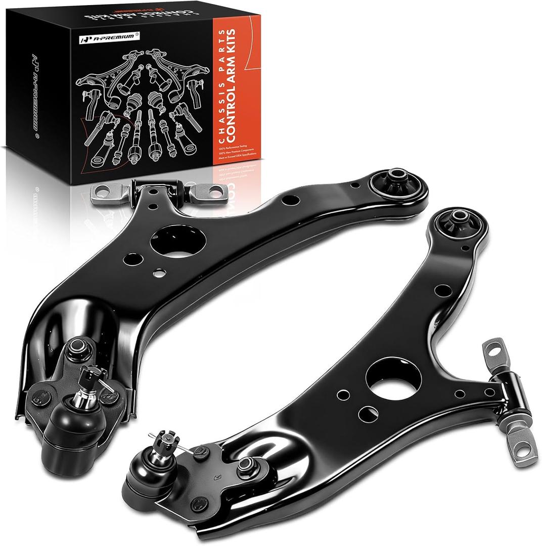 A-Premium  1 x Front Lower Control Arm, with Ball Joint & Bushing, Compatible with Toyota Sienna 2011 2012 2013 2014 2015 2016 2017 2018 2019 2020