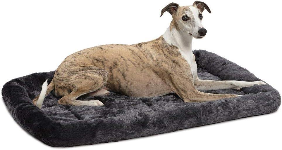 Comfort Expression XL Dog Bed with Bolster, Waterproof Orthopedic Foam Dog Beds for Extra Large Dogs, Washable Dogs Sofa Pet Bed with Removable Cover & Non-Slip Bottom(X-Large,Dark Grey)
