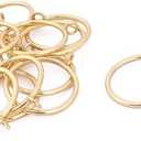 XYWHPGV Metal Home Shower Curtain Drapery Hanging Hook Pendant Ring 20 Pcs Gold Tone(44b27 3efb3 da7b7 65168 012c2 d764b
