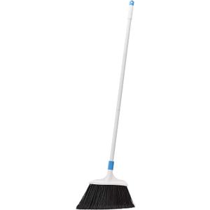 Amazon Basics Heavy-Duty Broom, Blue and White