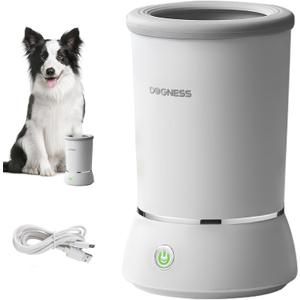 DOGNESS W01 Automatic Dog Paw Cleaner for Small to Medium Dogs (White)