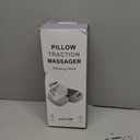 3-in-1 Neck Massager Pillow with Heat, Massage & Stretcher, Traction Massager for Neck Hump, Shoulder & Muscle Relaxation, Pain Relief & Cervical Support, Ideal Gift for Women & Men (Gray)