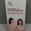 Posture Corrector for Women & Men, Adjustable Back Brace Shoulder Straightener with Full Back Support for Upper & Lower Back Pain, Spine Alignment, Hunchback & Scoliosis Relief (Large, Pink)