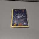 6 x CRTURUNIQ Luxury Navy Blue Thank You Card with Silver Foil - 5x7 Large Blank Note Card with Thick Gold Envelope & Sticker - Premium Heavyweight Cardstock for Wedding, Business, Sympathy & Men