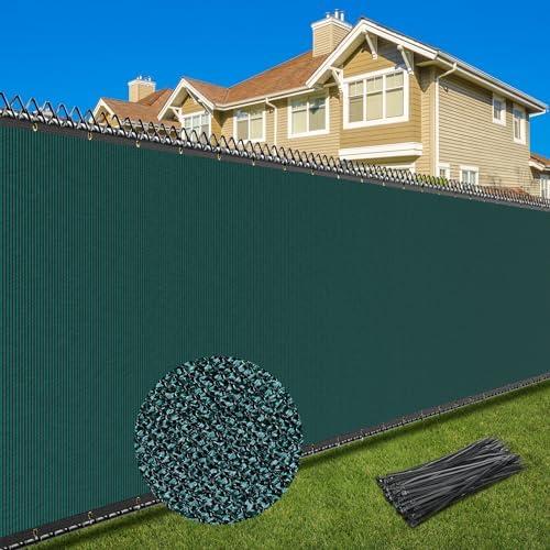 Amazon.com: Patiobay 4X50FT Privacy Screen Fence, Heavy Duty Fencing Shade Cover, 170GSM 90% Blockage Mesh Shade Net for Wall Garden Yard Backyard (4 ft X 50 ft, Dark Green) : Patio, Lawn & Garden