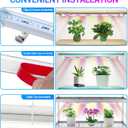 LED Grow Lights Strips for Indoor Plants, 3 Working Modes & 10 Dimmable Levels Plant Lights with Auto Cycle Timer 3/9/12Hrs, 36W Full Spectrum DIY Growing Lamps for Seedings Hydroponics, 6 Strips