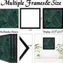 Black Picture Frame Set of 3, 24x24 Picture Frame for Square Photo Poster Canvas Certificate Document Display Horizontally or Vertically High Transparent Wall Gallery(Size 24 x 24 inches)