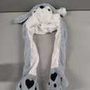 Animal Hat with Ears Moving Jumping Pop Up Beating Hat Plush Holiday Cosplay Dress Up Funny Gift for Kids