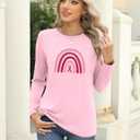 Breast Cancer Shirts for Women: Breast Cancer Awareness Ahirt Pink Ribbon T-Shirt Inspirational Cancer Support Tee Tops (Pink, M)