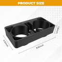 JERBOR Cup Holder for Ford F250 Super Duty, for F350 2023-2024 Gen5 Front Center Console Cup Holder (for Ford F250 F350)